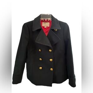 Banana Republic Navy Peacoat with Gold Buttons